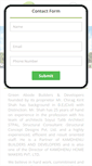 Mobile Screenshot of greenabodebuilders.com