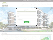 Tablet Screenshot of greenabodebuilders.com